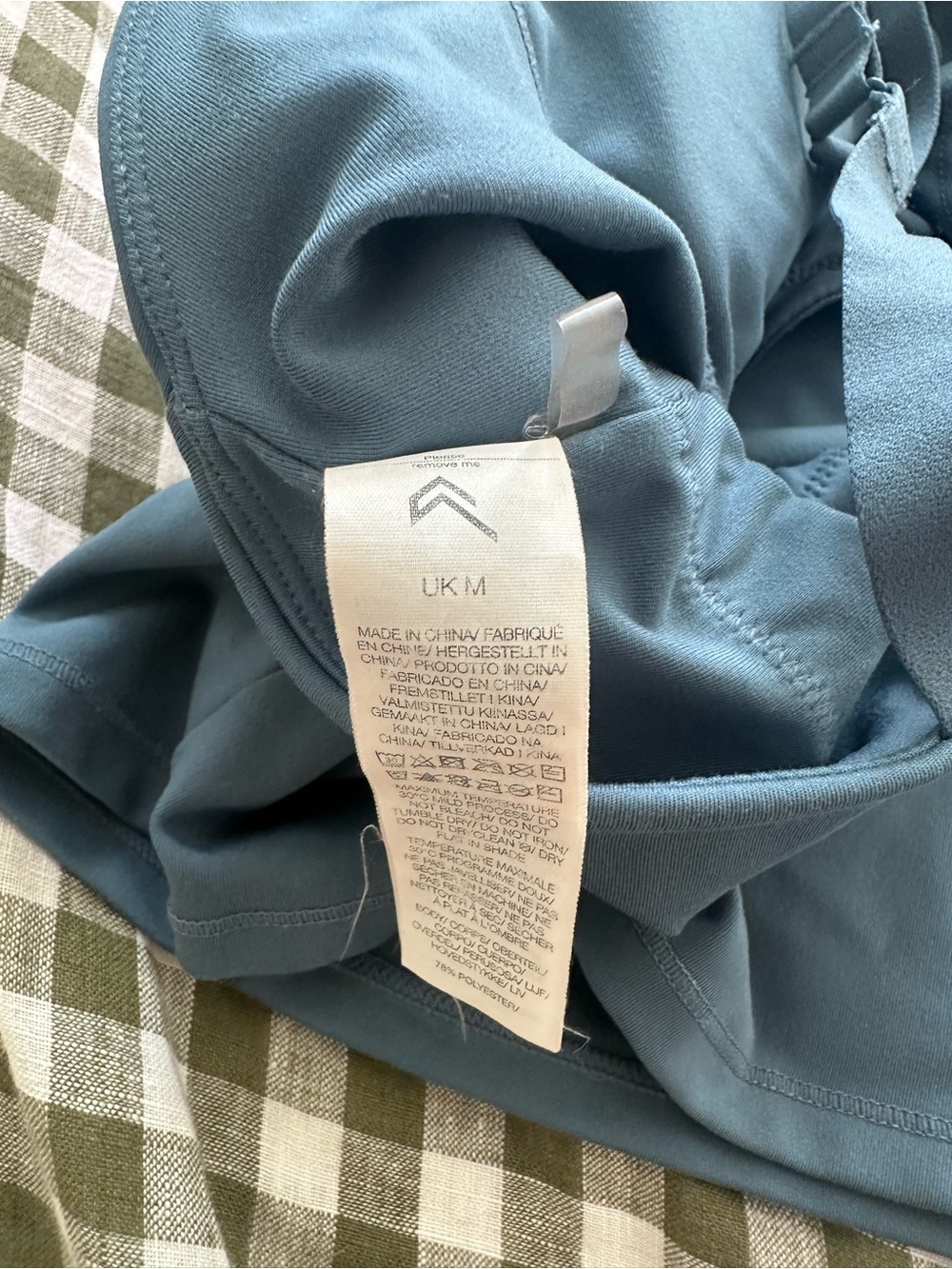 Oner Active Blue Racerback Cropped timeless vest - Picture 3 of 3